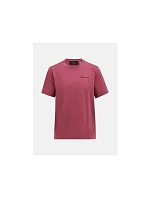 Pánske tričko PEAK PERFORMANCE M Original Small Logo Tee, červené