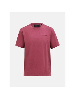 Pánske tričko PEAK PERFORMANCE M Original Small Logo Tee, červené
