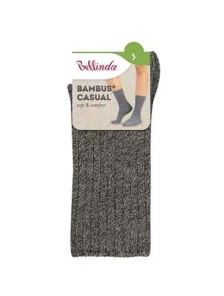 Zimné bambusové ponožky BAMBUS CASUAL SOCKS - BELLINDA - sivé Zimné bambusové ponožky BAMBUS CASUAL SOCKS - BELLINDA - sivé