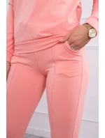 Tepláková súprava v marhuľovej farbe Tepláková súprava v marhuľovej farbe