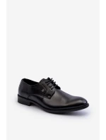 Męskie Eleganckie Półbuty Czarne Jenavee