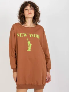 Mikina VI BL 3212.15X hnedá a zelená