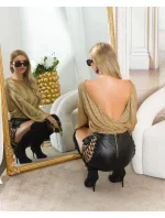 Sexi lesklá blúzka 9002 - Koucla