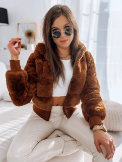 Dámska bunda FERNANDA camel FashionStreet TY2285z
