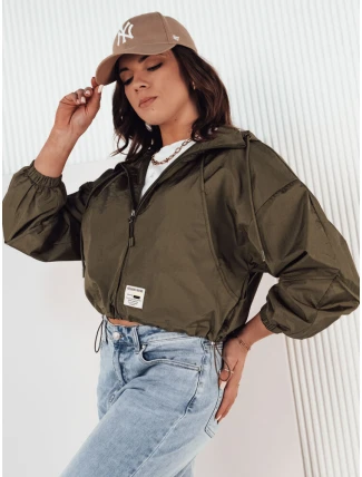 Dámska prechodná bunda s kapucňou ISCAR zelená FashionStreet TY4210