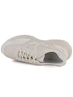 Dámske kožené športové topánky béžové Vinceza 41507