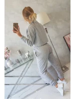 Izolovaná sada s farebnou potlačou sivá