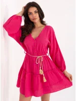 MI SK šaty A5079.27 fuchsiová MI SK šaty A5079.27 fuchsiová