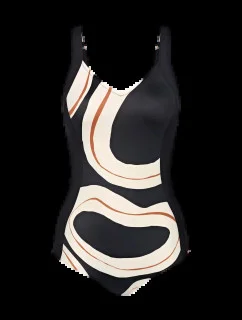 Dámske jednodielne plavky Summer Allure OW 01 black - Triumph