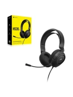 Káblové herné slúchadlá Corsair HS35 v2 Carbon (čierne)