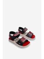 Dziecięce Sandałki Grendene Kids JJ385011 Czarno-Czerwone
