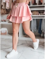 FALBELA mini sukňa s volánmi ružová FashionStreet CY0492