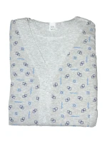 Pánske rozopínacie pyžamo Gucio dł/r M-2XL Pánske rozopínacie pyžamo Gucio dł/r M-2XL