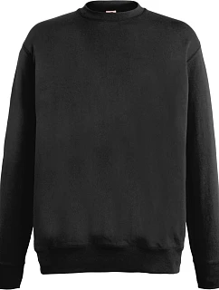 Fruit of the Loom Lightweight Set-In Sweat Pánska mikina 16.2156 čierna