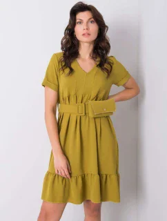 Šaty DHJ SK 13078.31P olivový