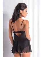 Letizia Čierno-červená košieľka + otvorený spodný diel ZADARMO! - Irall Letizia Čierno-červená košieľka + otvorený spodný diel ZADARMO! - Irall