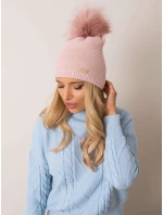 Dámska čiapka.69 svetlo ružová