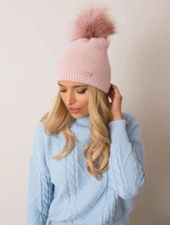 Dámska čiapka.69 svetlo ružová