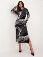Šaty LK SK 509792 2.09 čiernobiele
