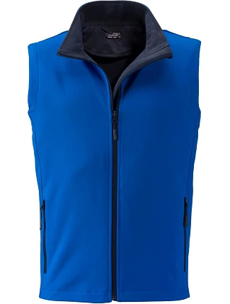 Daiber JN 1128 Pánska dvojvrstvová promo softshellová vesta 02.1128 nautic blue/navy Daiber JN 1128 Pánska dvojvrstvová promo softshellová vesta 02.1128 nautic blue/navy