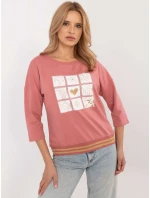 Blúzka CLM BZ 1268.67 tmavoružová