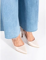 Originálne hnedé lodičky pre ženy na ihlovom podpätku Originálne hnedé lodičky pre ženy na ihlovom podpätku