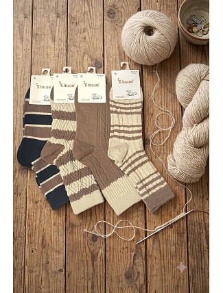 Ponožky WiK Xintao 3131, model 99306, kašmír, veľkosti 35–42 Ponožky WiK Xintao 3131, model 99306, kašmír, veľkosti 35–42