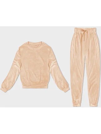 Dámska velúrová súprava v broskyňovej farbe (8C1173-150) Dámska velúrová súprava v broskyňovej farbe (8C1173-150)