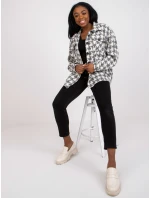 Košeľa EM KS U178.14 biela sivá