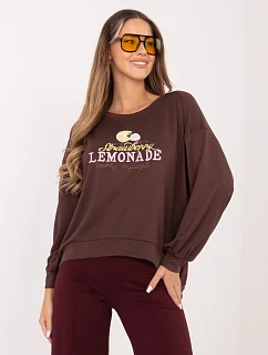 Blúzka RV BL A1218.11P tmavohnedá