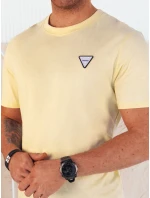 Pánske základné žlté tričko FashionStreet RX5445