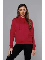 Červená dámska tepláková mikina (W02-35)