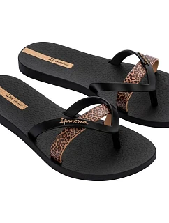 Ipanema Women's Kirei Fashion Pohodlné čierne žabky pre ženy na pláž