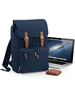 BagBase BG 613 Vintage batoh na notebook 52.0613 francúzska námornícka modrá