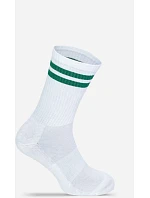 Mr. Socks L 05004 Tenisové ponožky „Basic“ 88.5004 biela/zelená