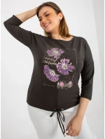 Dámska blúzka RV BZ 8457.47P tmavá khaki - FPrice