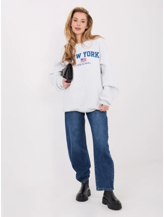 Mikina WT BL A1064.09P svetlo šedá