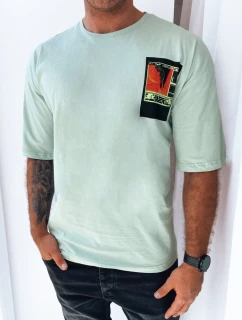 Pánske mätové tričko s potlačou FashionStreet RX5305