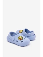 Klapki Dziecięce Piankowe Z Przypinką LEMIGOSE 880 Niebieskie