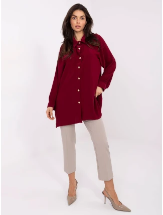 IT košeľa KS 29022.25 bordová