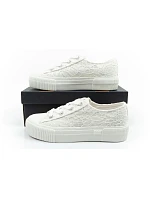 Lee dámske športové topánky Isla trainers white platform lace-up women's