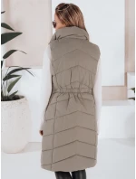 Dámska prešívaná vesta SERKIS zelená FashionStreet TY3279
