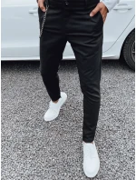 Pánske čierne nohavice FashionStreet UX4380