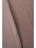 Zateplená mikina s dlhým chrbtom a kapucňou tmavo béžová Zateplená mikina s dlhým chrbtom a kapucňou tmavo béžová