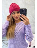 Dámska čiapka Kalina K362 fuchsiová