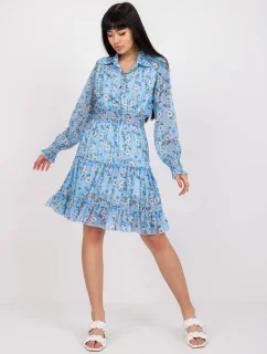 Dámske šaty DHJ SK C2212 svetlo modré