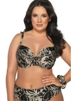 Dámska plavková podprsenka SK-184 čierno-béžová - AVA