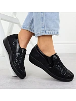 Dámske pohodlné čižmy Unisoft 8910 slip-on v maskáčoch