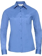 Russell Athletic 934F Popelínová blúzka s dlhým rukávom 11.934F corporate blue Russell Athletic 934F Popelínová blúzka s dlhým rukávom 11.934F corporate blue
