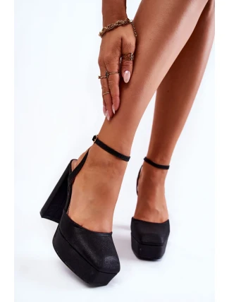 Sandále na podpätku model 173741 Step in style